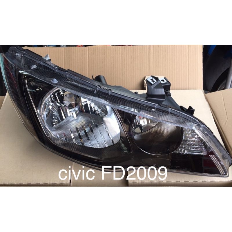 ไฟหน้า Honda civic FD 2009-2011 รมดำ อะไหล่แท้Honda 1.8 ราคาต่อ 1 ดวง