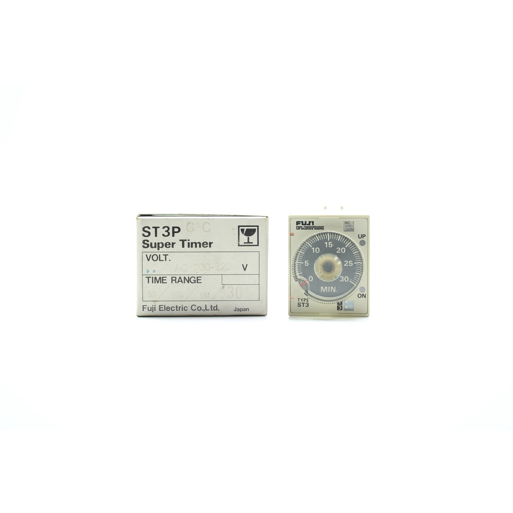 ST3 TIMRE FUJI ST3P C-C Fuji Electric  TIMER ไทม์เมอร์รีเลย์ MS4SA-AP Fuji Electric