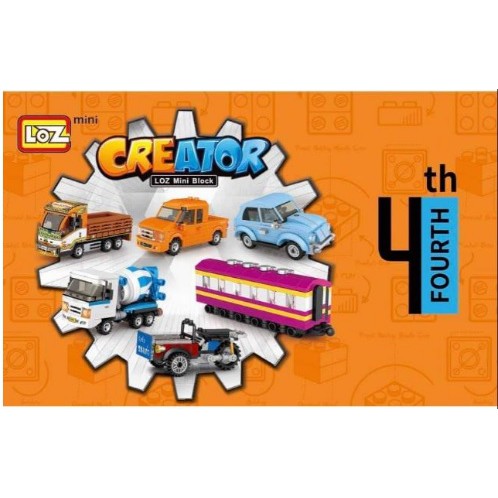 LOZ MINI BLOCK CREATOR บริคหรรษาเที่ยวทั่วไทย 4" หรือ V4  ตัวต่อ เลโก้ lego ของเล่น