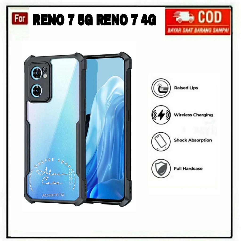 CASE RENO7 5G RENO7 Z 5G OPPO A96 SOFTCASE SHOCKPROOF TRANSPARENT CAMERA PROTECT CASING