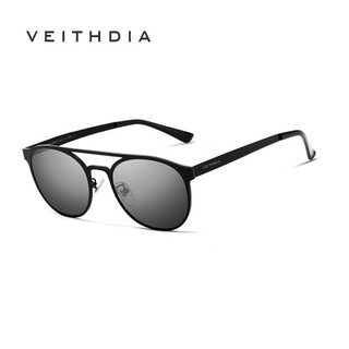 Veithdia แว่นตากันแดด unisex polarized กรอบแว่นตาวินเทจ v3900