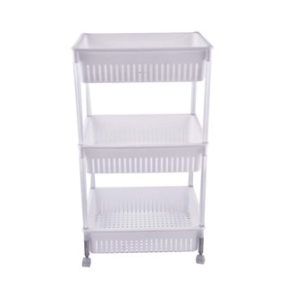 ชั้นวางของพลาสติก3ชั้นมีล้อ KEYWAY AP903 PLASTIC SHELF WITH CASTERS KEYWAY AP903