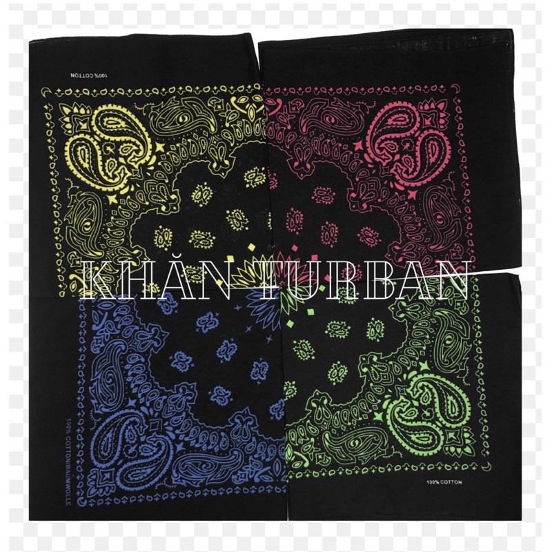 MULTI-COLOR BANDANA SCARF - TURBAN SCARF