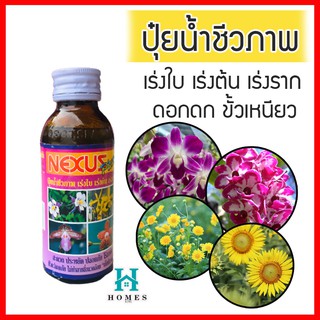 ปุ๋ยน้ำอินทรีย์ NEXUS PLUS-3 สูตร โตเร็ว เร่งใบ เร่งต้น เร่งราก ปุ๋ยน้ำ ขนาด 100 ซีซี