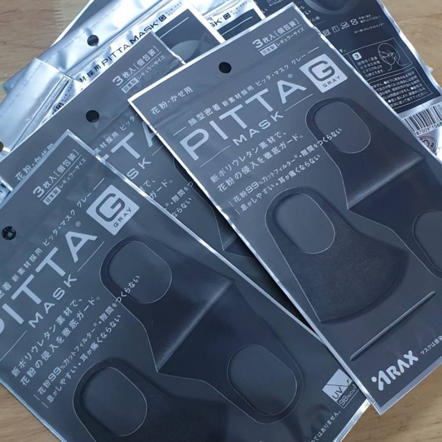 Pitta mask จากญี่ปุ่น  3 ชิ้น/แพ็ค 140 บาท