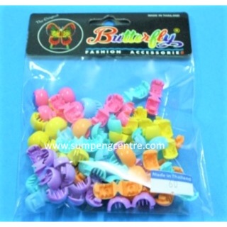 ลูกปัดหนีบผมคละสี Multi coloured bead hair clip