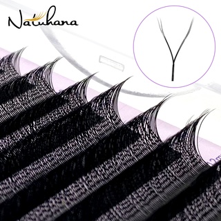 Natuhana YY Shaped Cd Curl Two Tip ขนตาปลอม ขนมิงค์ แฮนด์เมด