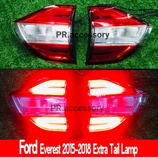 PR ไฟทับทิมฝากระโปรงท้าย ไฟหรี่สเต็ปเดียว FORD EVEREST ปี 2015-2018