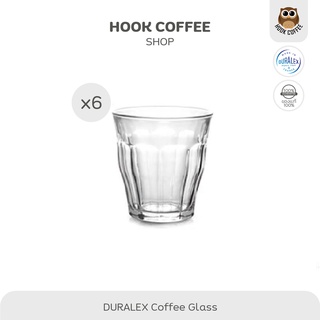 DURALEX Picardie Clear Glass 9 cl 3 1/8oz (90ml) - แก้วน้ำ/กาแฟ (ชุด 6 ใบ)