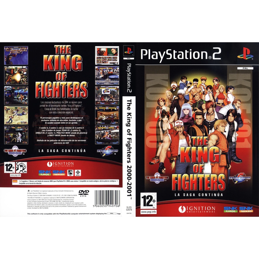 แผ่นเกมส์ PS2 The King of Fighters 2000-2001, The   คุณภาพ ส่งไว (DVD)