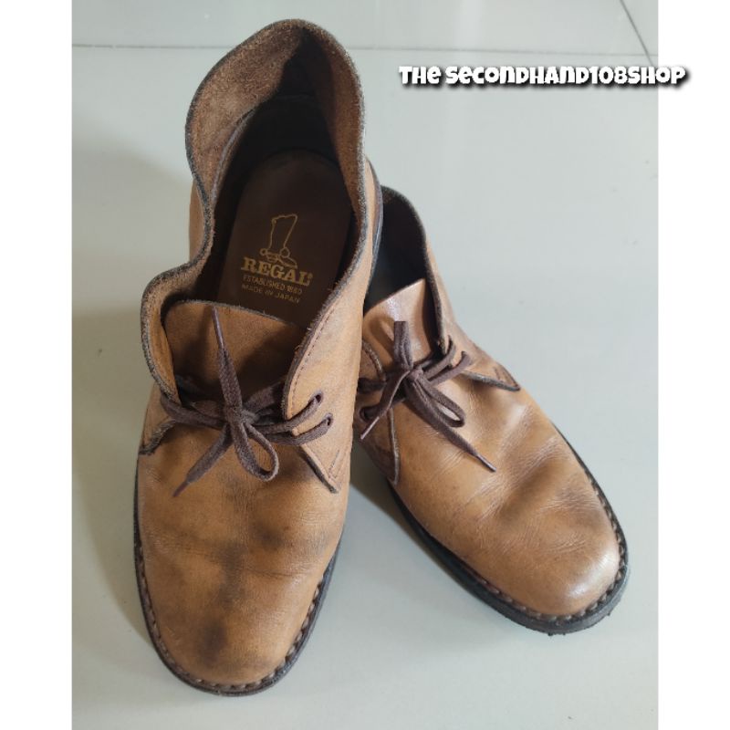 รองเท้าหนัง Regal, ทรง Desert Boot, Size 37.5 or 5 US(*มือสอง*)
