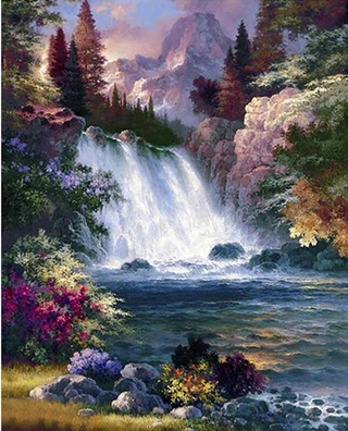 DIY Handmade Landscape Diamond Painting/Cross Stitch/Family Living Room/Wall Sticker Mural