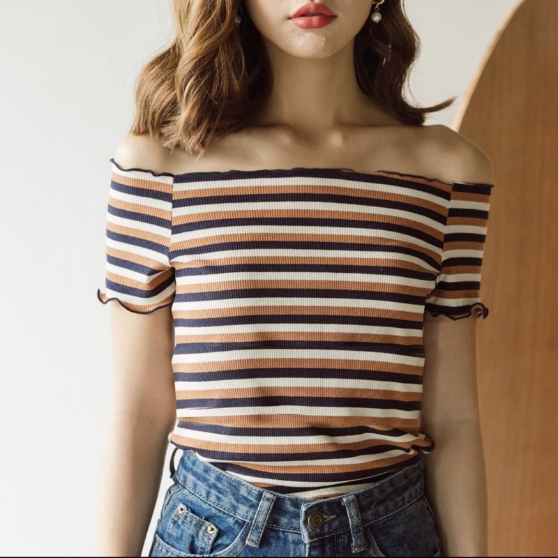 zoey top miladi_brand สี cinnamon