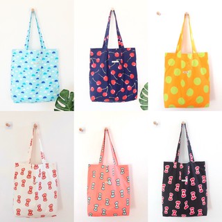 Aloha bag set1 กระเป๋าผ้าคอตตอน 10 กว่าลาย (พร้อมส่ง)