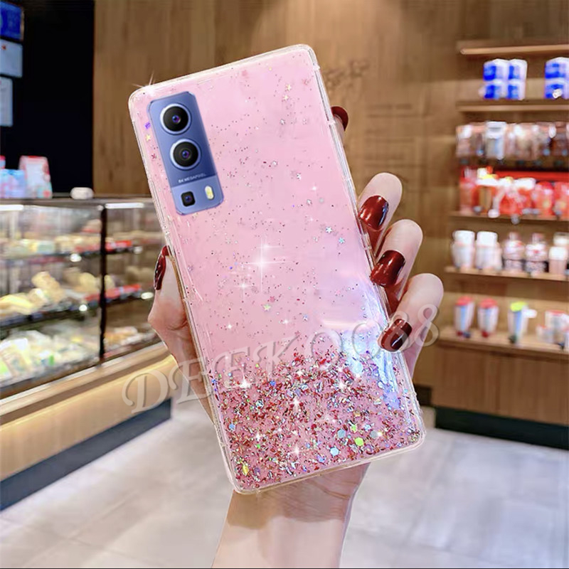 เคสโทรศัพท์ VIVO Y72 Y31 Y20S [G] SG Y12S Y20 V20 V20SE V20Pro Phone Case Silicone Glitter Gel Trans