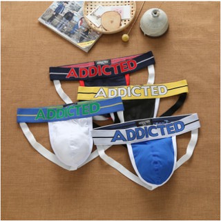 #กางเกงชั้นใน #Jockstrap #ADDICTED รุ่นสีสลับ แนวแบรนด์ ใช้สีสวย