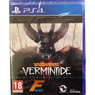 PS4 Warhammer: Vermintide 2 ( Zone2/EU )(English) แผ่นเกมส์ ของแท้ มือ1 มือหนึ่ง ของใหม่ ในซีล