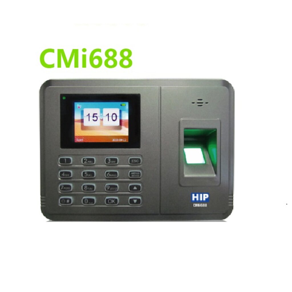 GS CMI688 2000 Finger HIP แสกนลายนิ้วมือ ลงเวลาทำงาน Export ไฟล์ เป็น EXCEL ผ่าน USB