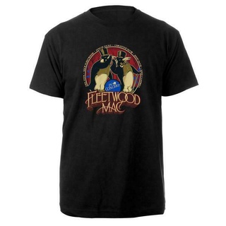 เสื้อยืดลําลอง แขนสั้น พิมพ์ลายวงร็อค Fleetwood Mac Rum0Urs โอเวอร์ไซซ์ สําหรับผู้ชาย