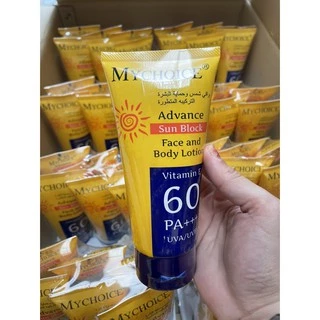 กันแดดมายช้อยส์ กันแดดหน้า กันแดดตัว MYCHOICE SPF60 PA+++