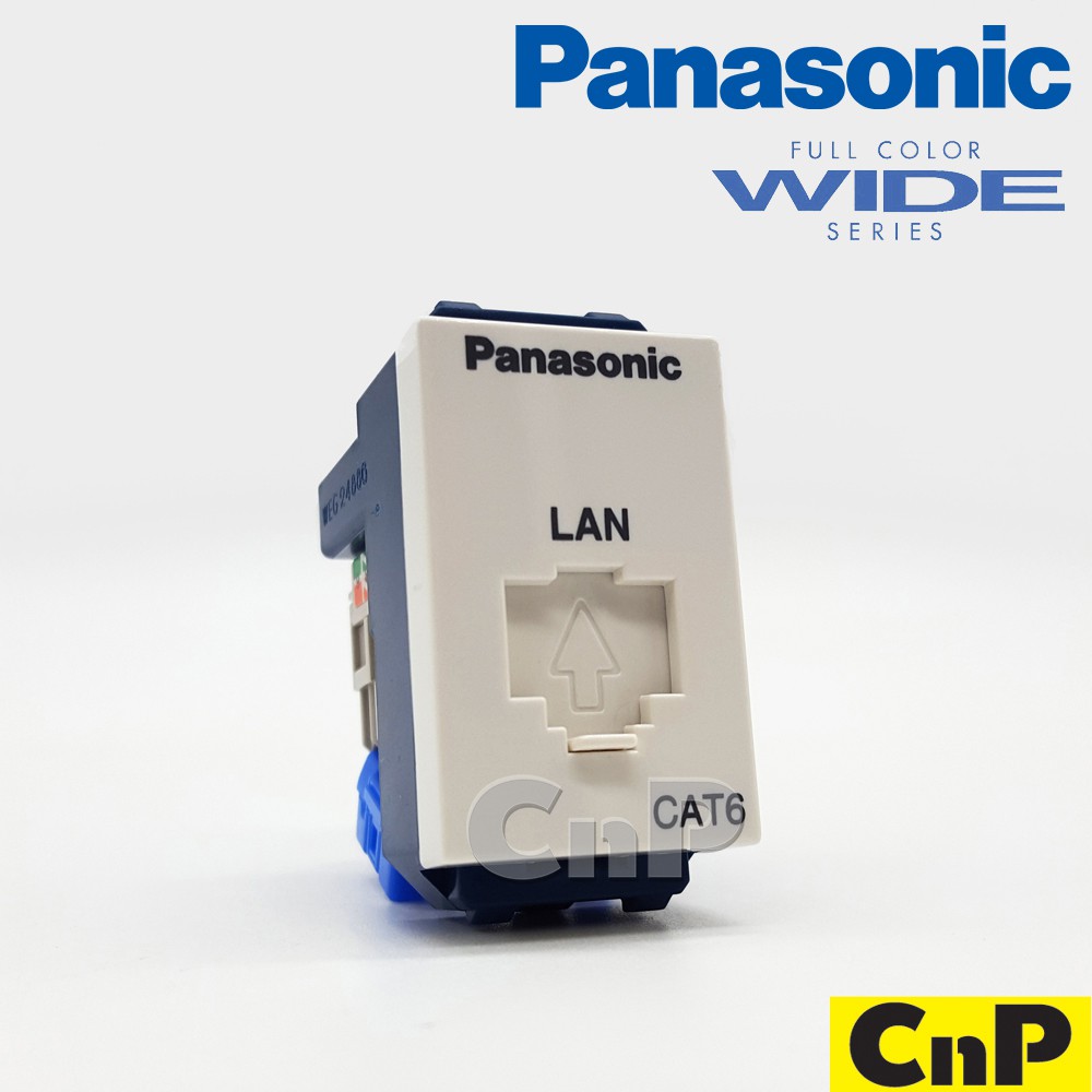 Panasonic ปลั๊กแลน Lan Cat6 พานาโซนิค รุ่น Weg 24886 มี 2 สี | Shopee  Thailand