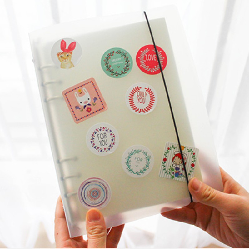 แฟ้ม 6 ห่วง A5 มีสายรัด ปกออแกไนซ์ ปกแพลนเนอร์ Planner แฟ้มใส่ไส้แฟ้มการ์ด รูปที่ 4