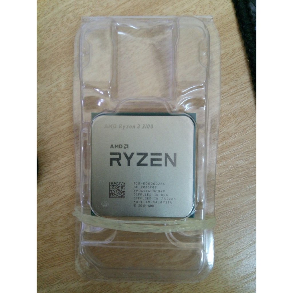 CPU(มือสอง) AMD AM4 RYZEN3 3100 สภาพดี มีแต่ตัว ส่งฟรีJ&amp;T ประกันใจ 7 วัน