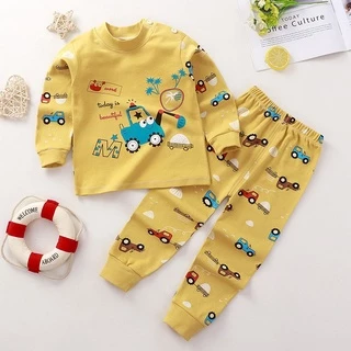 ชุดนอนเด็ก ชุดนอนเด็กเล็ก แขนยาว ขายาว P1 Set #2 น่ารัก อายุ 6 เดือน - 2ปี children toddler pajamas 6m - 2years