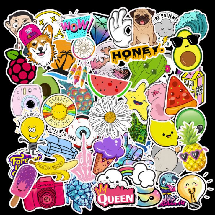 CUTE - FUN, EXTREMELY COOL premium Sticker ms 100