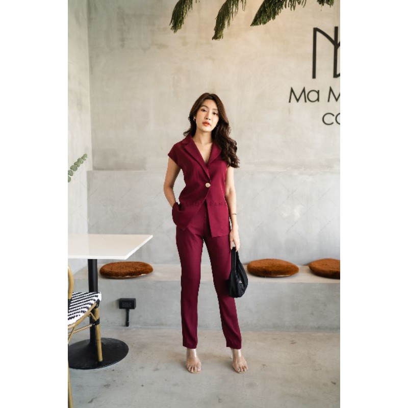 Set สูทแขนกุด+ขายาวVSHOPBRAND