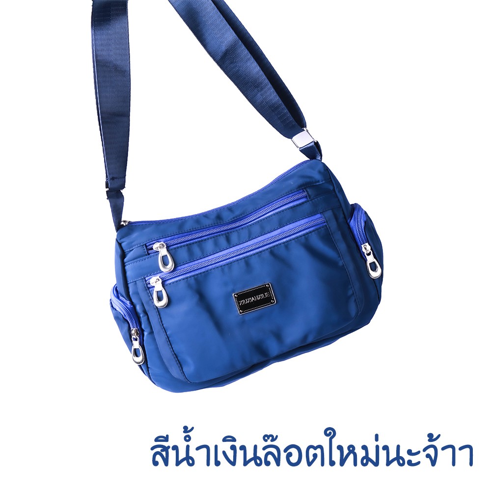 Rootote(R1089)-H3 กระเป๋าสะพายข้างผ้าไนล่อนช่องเยอะสุดคุ้ม ราคา ถูกที่สุด ดีลบีเคเค แกลเลอรีภาพที่ 6
