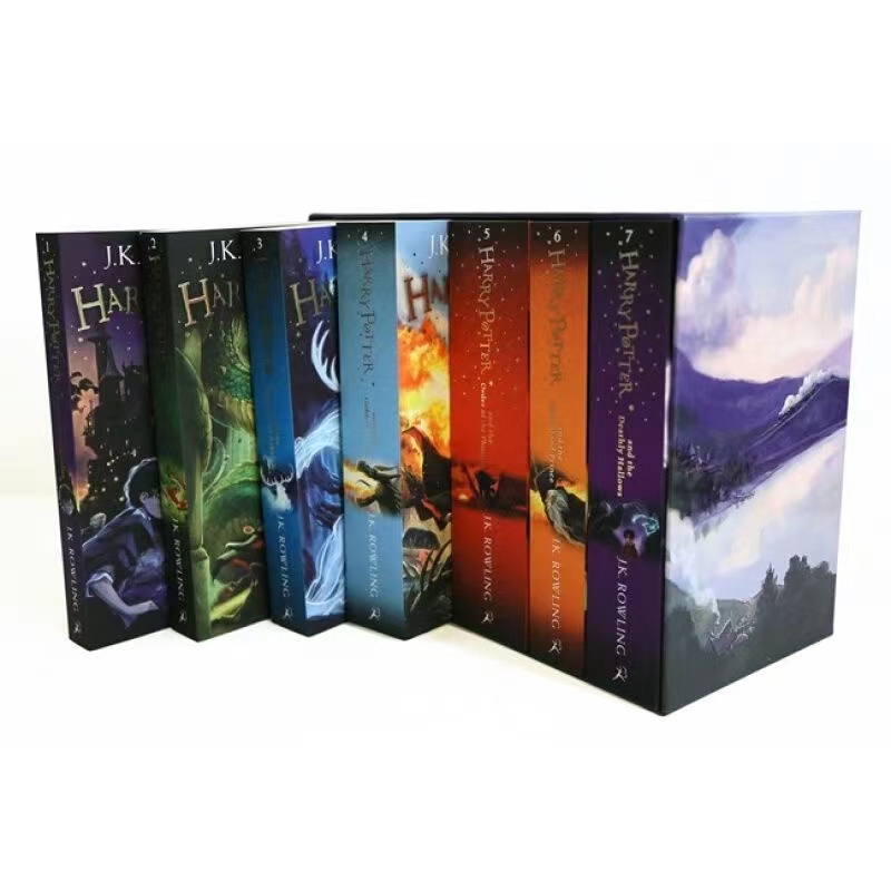 หนังสือ 8 เล่ม / ชุดสะสม Harry Potter หนังสือนวนิยายต่างประเทศหนังสือนิทานภาษาอังกฤษสำหรับเด็กหนังสืออ่านภาษาอังกฤษสำหรั