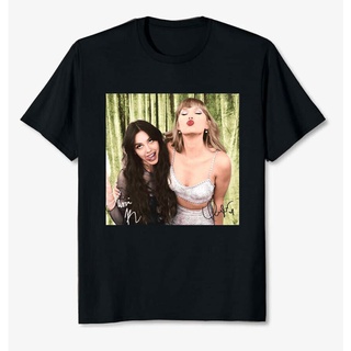 ผ้าฝ้ายแท้star tshirtเสื้อยืดคอกลมแขนสั้นทรงสลิมฟิต Olivia Rodrigo And Taylor Swift สําหรับผู้ชายS-5XLall sizes-5xl