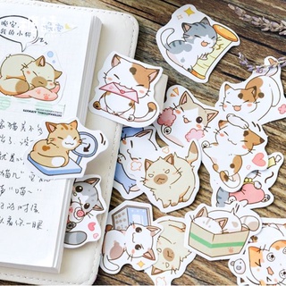 พร้อมส่ง สติกเกอร์ สติ๊กเกอร์ไดคัท PVC สติ๊กเกอร์น่ารัก sticker สติ๊กเกอร์กันน้ำ