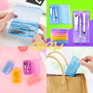 ToyNo.1​🧸พร้อมส่ง​🧸 "QJ"เซ็ทที่ตัดเล็บมี4อย่างขนาดเล็กพกพาสดวกน่าใช้มากต้องมีไว้แล้ว