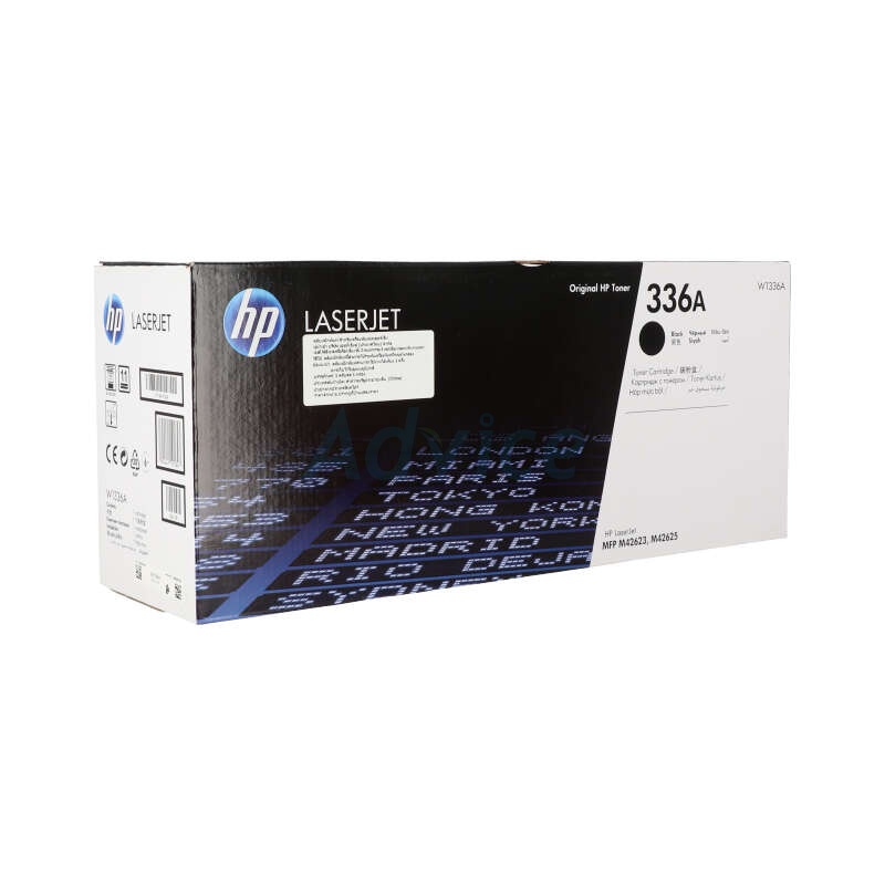 ตลับหมึกโทนเนอร์ TONER HP 336A W1336A BK ของแท้ สำหรับเครื่องรุ่น MFP M42623,MFP M42625