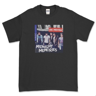 ROUND คอลูกเรือเสื้อยืด พิมพ์ลาย One DIRECTION MIDNIGHT MEMORIES แฟชั่นสําหรับสตรี-4XL