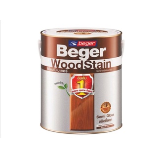 สีย้อมไม้ เบเยอร์ BEGER WOODSTAIN ขนาด 0.946 ลิตร ชนิดกึ่งเงา