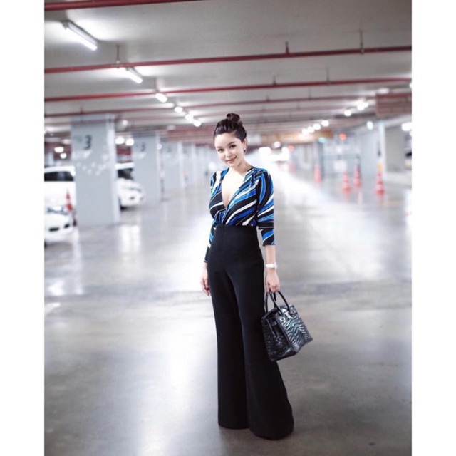 P147 C0 #ชุดเซท ของใหม่ ไซด์ M  ป้าย Merry เสื้อยาว 20 อก 36 เอวสูง 27 สะโพก 36 กางเกงยาว 39