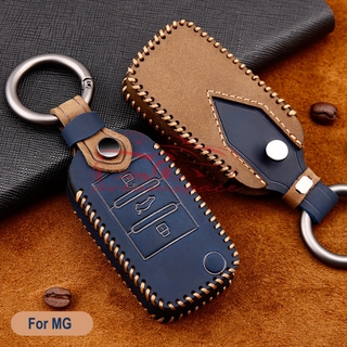 เคสกุญแจรถยนต์หนังสําหรับ Mg Zs Ev Mg6 Ezs Hs Ehs