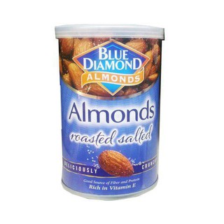 Blue Diamond Salted Roasted Almonds 130g  บลูไดมอนด์อัลมอนด์อบเกลือ 130 กรัม