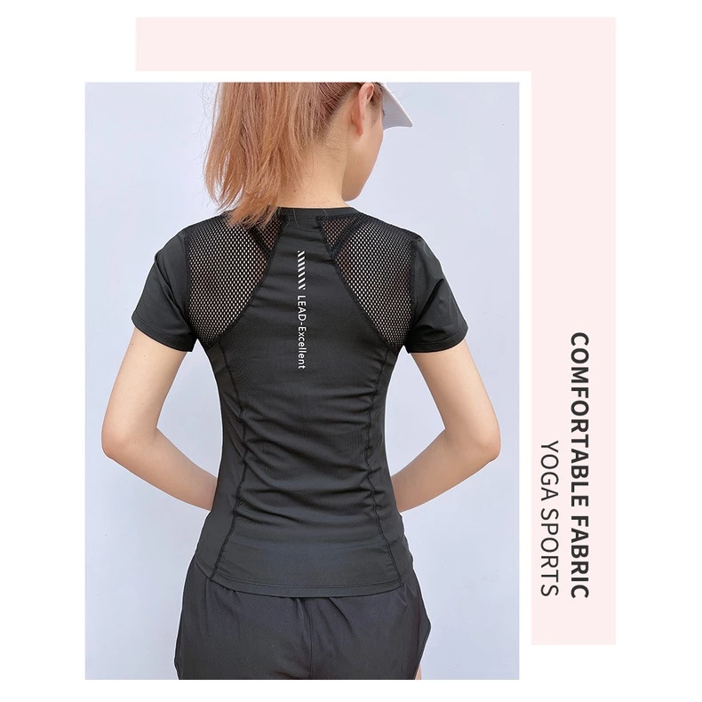 เสื้อยืดกีฬา ยืดหยุ่นสูง แห้งเร็ว วิ่ง-ฟิตเนส ผู้หญิง thumbnail 10