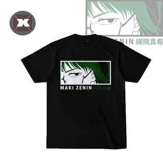 เสื้อคนอ้วนผญ - JujutsuKaisen-เสื้อยืดMakiZeninแขนสั้นUnisexเสื้อแฟชั่นแฟชั่นเสื้อลําลองเสื้อยืดขนา