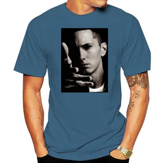 เสื้อยืดผ้าฝ้ายพรีเมี่ยม เสื้อยืดผ้าฝ้าย พิมพ์ลาย Eminem Celebrity แฟชั่นผู้ชาย ไซส์ 3-A-276