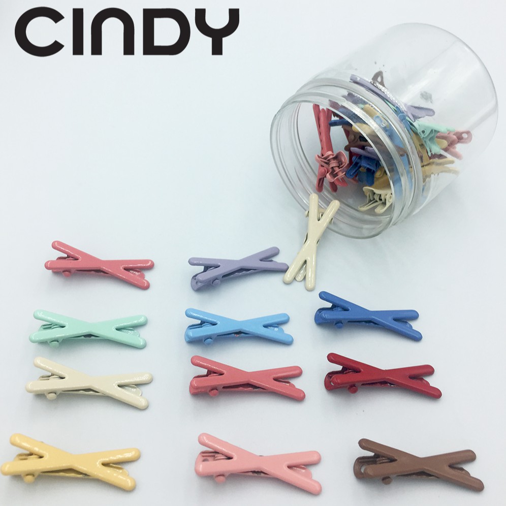 COLORFUL FASHION CROSS กิ๊บติดผมในขวดผู้หญิง GIRL KIDS HAIR PIN