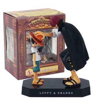 ฟิกเกอร์อนิเมะ One Figure Four Emperors Shanks Straw Hat Luffy Sabo Ace ของเล่นสําหรับเด็ก