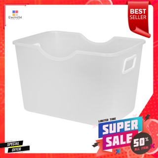 กล่องหูหิ้ว JCP K-77 39x26x25.2 ซม. สีขาวSTORAGE BOX WITH HANDLES JCP K-77 39X26X25.2CM WHITE