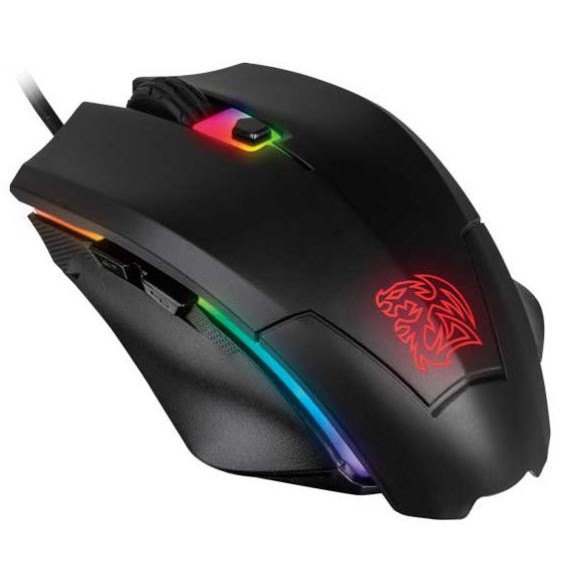 MOUSE (เม้าส์) Tt ESPORTS BUNDLE (MOUSE + PAD TALON ELITE RGB) ของใหม่ประกัน 3เดือน
