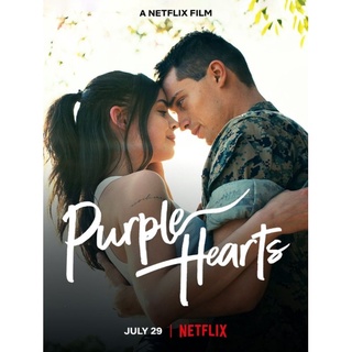 DVD Purple Hearts : 2022 #หนังฝรั่ง (ดูพากย์ไทยได้-ซับไทยได้) - ดราม่า โรแมนติก