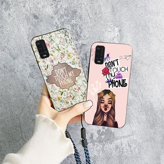 เคสโทรศัพท์มือถือ ลาย Dont Touch My Phone พร้อมสายคล้องมือ สําหรับ Wiko Power U10 U20 U30 Y50 Y51 Y60 Y61 Y62 Y70 Y80 Y81 Y82